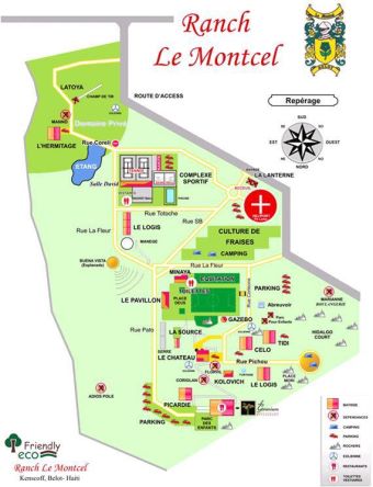 map of the ranch le montcel compound